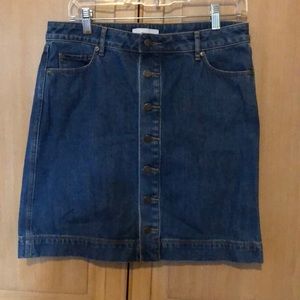 Loft Jean Skirt